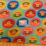 Monkey Anti-pill Polar Fleece Fabric By David Textiles Badge Turquoise