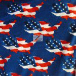American USA Anti-pill Polar Fleece Fabric USA Flag America