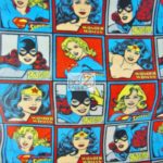 DC Comics Batman Fleece Fabric Girl Power