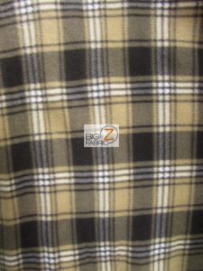 Scott Checkered Color #5 Anti-pill Fleece Fabric